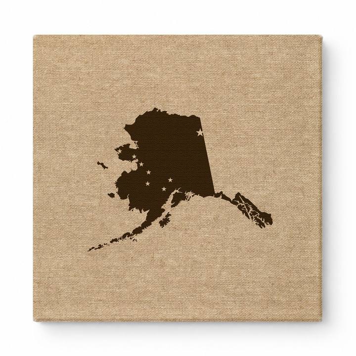 Alaska State Silhouette