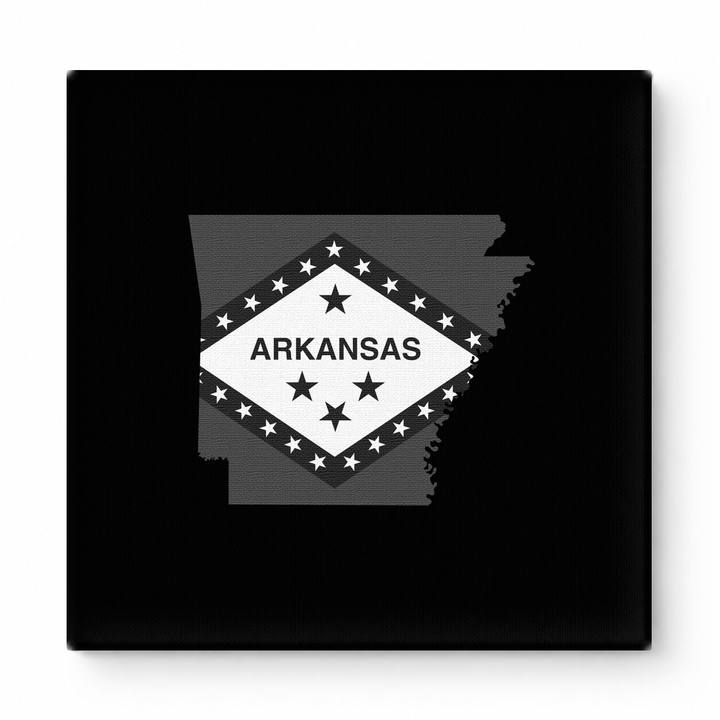 Arkansas State Map & Flag