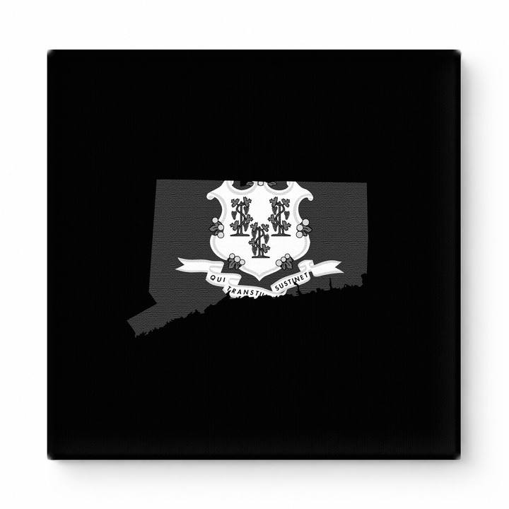 Connecticut State Flag Silhouette