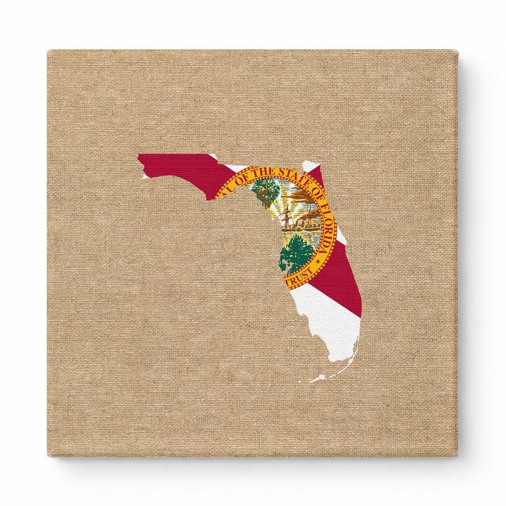 Florida State Flag Map
