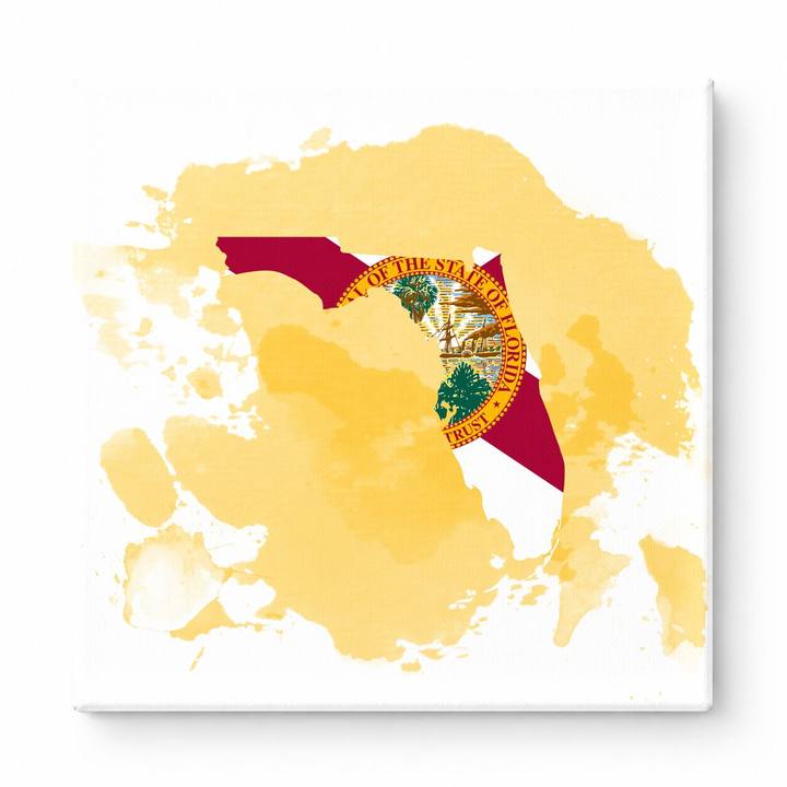 Florida State Flag Map