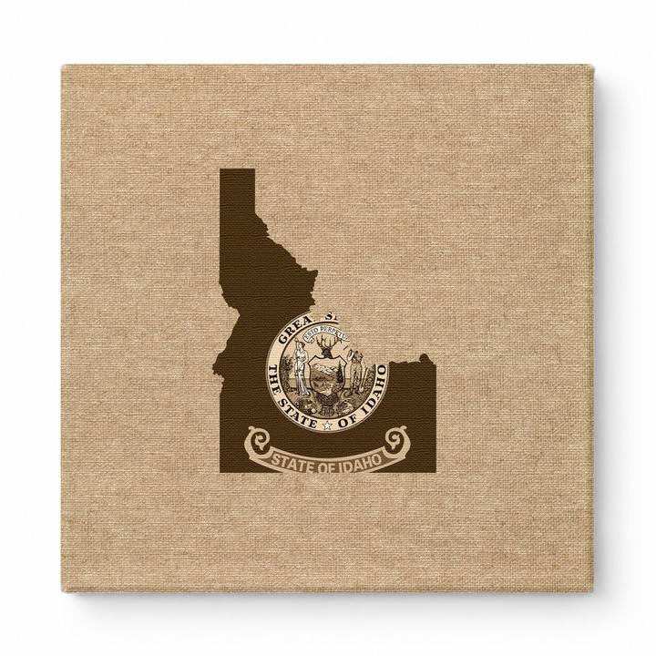 State of Idaho Map Seal