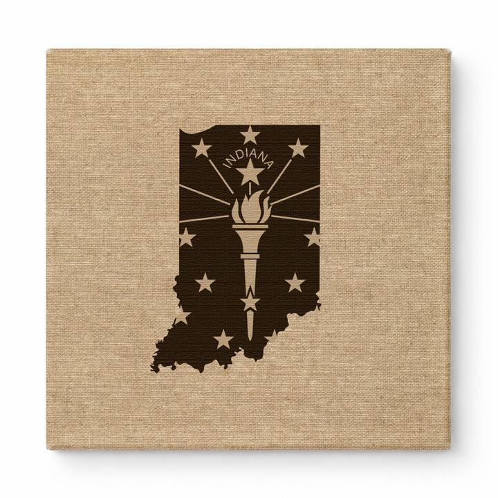 Indiana State Silhouette