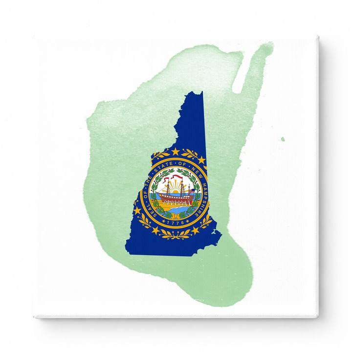 New Hampshire State Map