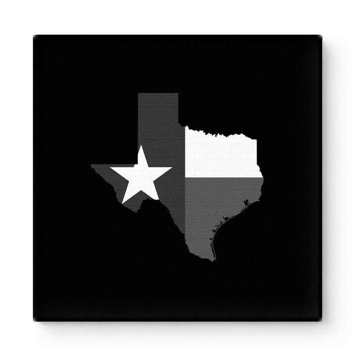 Texas State Flag Map