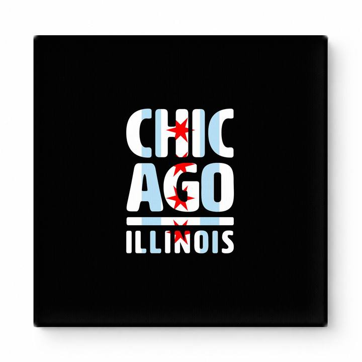 Chicago Illinois Typography
