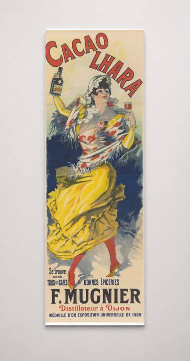 Cacao Lhara F. Mugnier 1889 - Belle Époque Vintage Poster Wall Art
