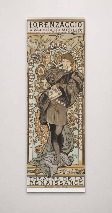 Lorenzaccio 1896 Theatre Poster - Art Nouveau Vintage Canvas Wall Art
