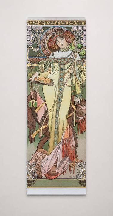 Art Nouveau Elegante with Owls 1900s - Belle Epoque Vintage Poster Wall Art