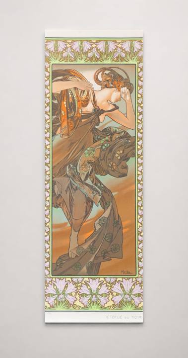 Dancing Figure Art Nouveau 1900s - Vintage Lithograph Poster Canvas Wall Art
