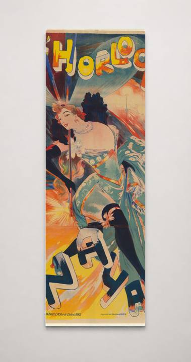 L'Horloge Naya 1890s Belle Époque Cabaret Vintage Poster Wall Art
