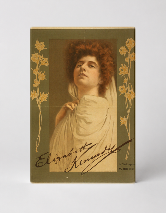 Elizabeth Kennedy As You Like It 1900s - Vintage Theatre Poster Wall Art