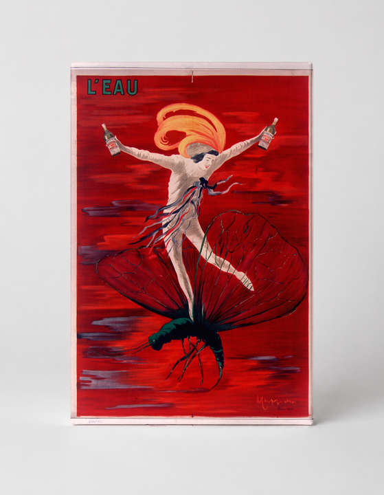 L'Eau Vintage French Advertising Poster - Belle Époque Canvas Wall Art