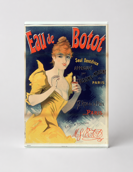 Eau de Botot 1890s - Belle Époque French Advertising Vintage Poster Wall Art