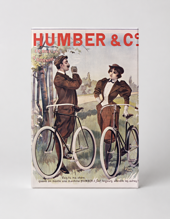 Humber & Co. Bicycles 1890s - Belle Époque Vintage Poster Wall Art