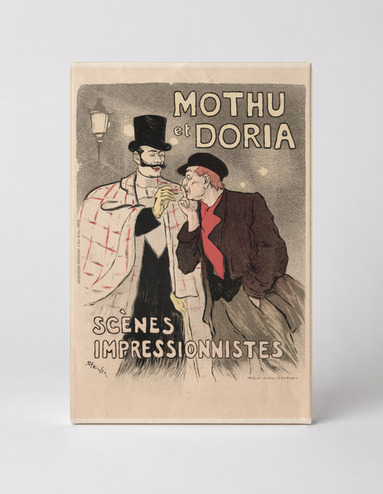Mothu et Doria Scènes Impressionnistes - Belle Époque Vintage Poster Wall Art