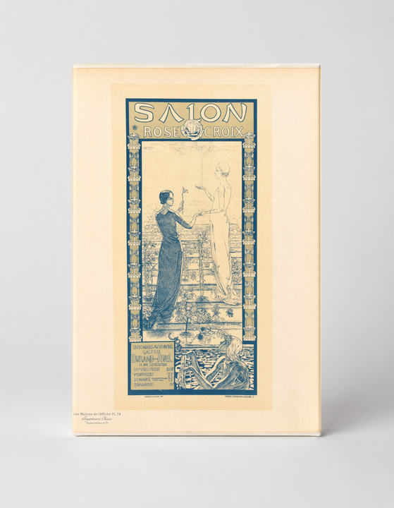 Salon de la Rose+Croix 1892 - Art Nouveau Vintage Poster Wall Art