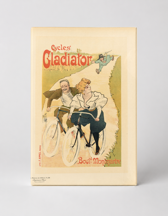 Cycles Gladiator 1895 - Belle Époque Vintage Bicycle Poster Wall Art