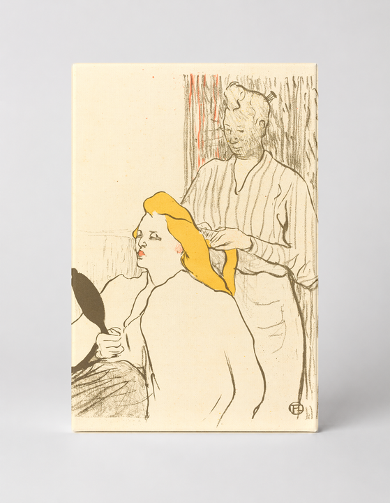 La Coiffure 1890s - Belle Epoque Hairdressing Vintage Poster Wall Art