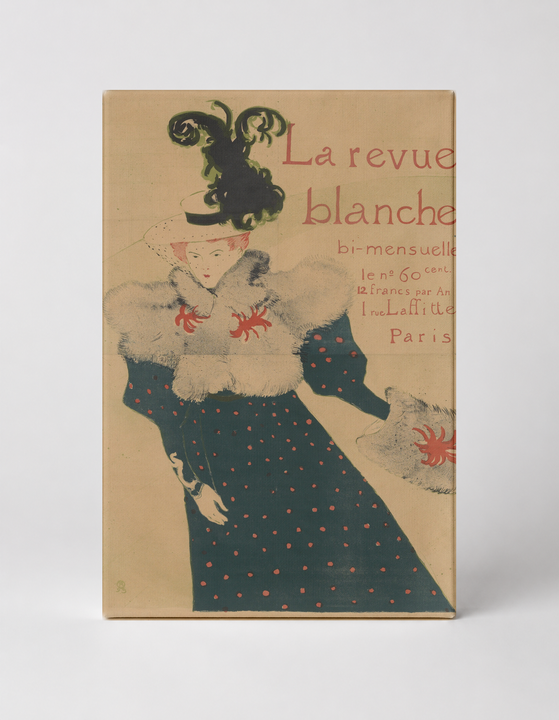 La Revue Blanche 1895 - Belle Époque Vintage Poster Canvas Wall Art