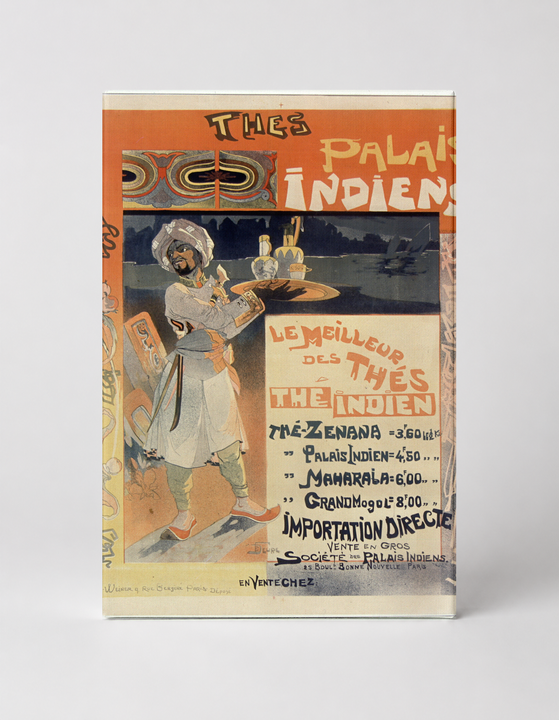 Thés Palais Indiens 1890s - Belle Époque Vintage Tea Advertising Poster Wall Art