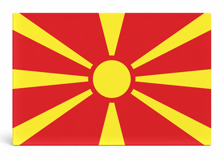 North Macedonia Flag
