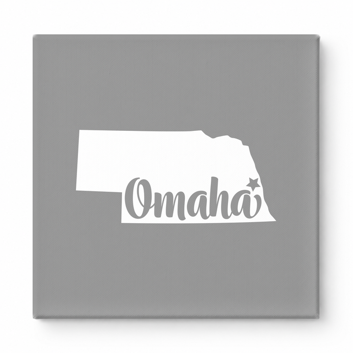 Home Sweet Omaha — Nebraska State Silhouette