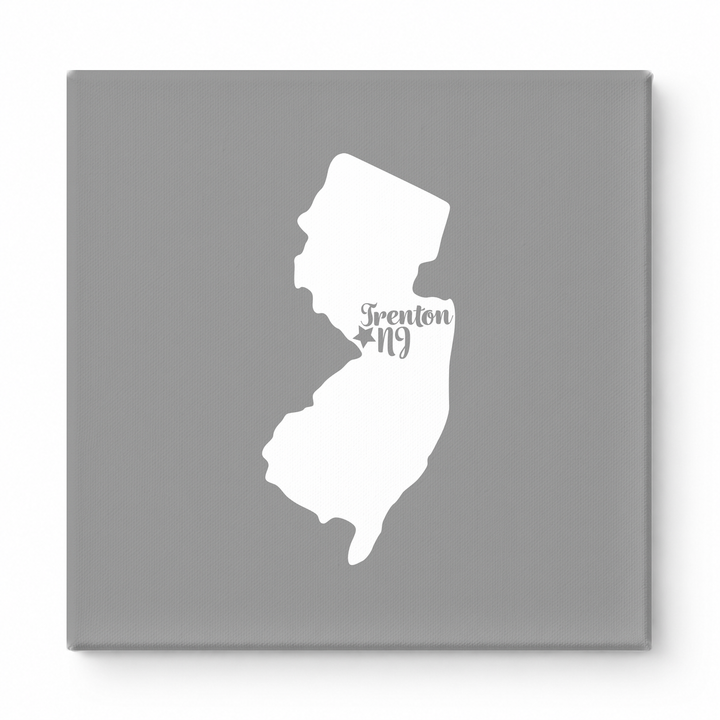 Home Sweet Trenton — New Jersey State Silhouette