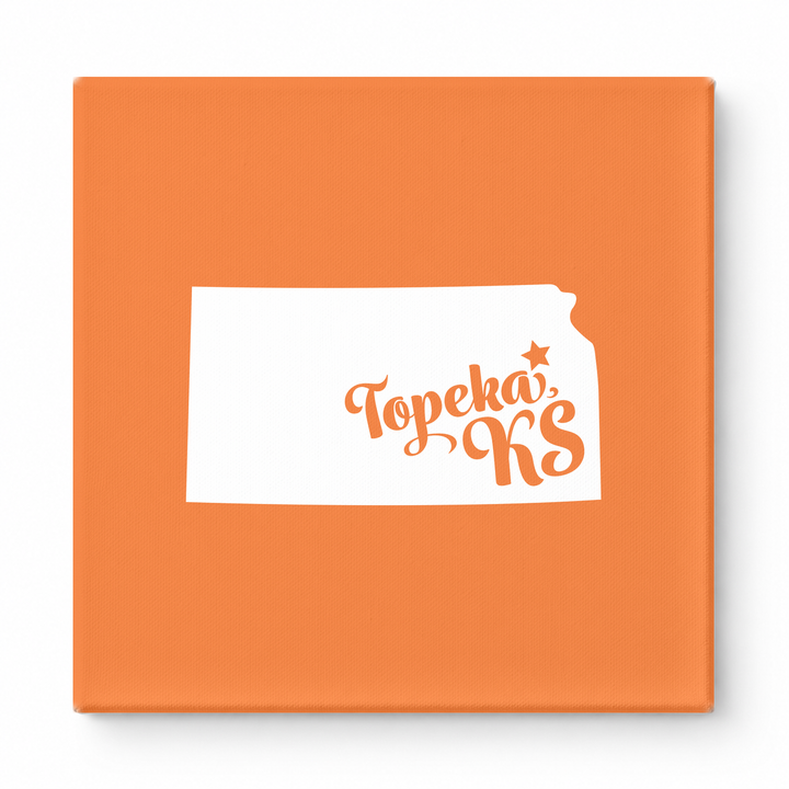 Home Sweet Topeka — Kansas State Silhouette