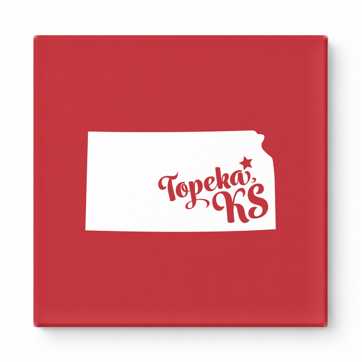 Home Sweet Topeka — Kansas State Silhouette