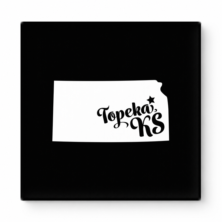 Home Sweet Topeka — Kansas State Silhouette