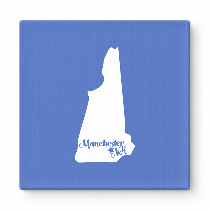 Home Sweet Manchester — New Hampshire State Silhouette