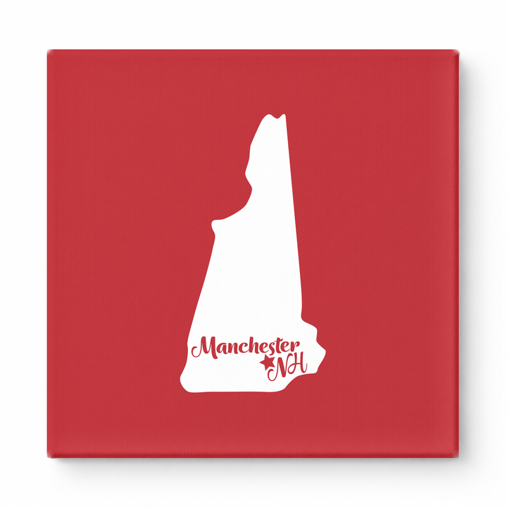 Home Sweet Manchester — New Hampshire State Silhouette
