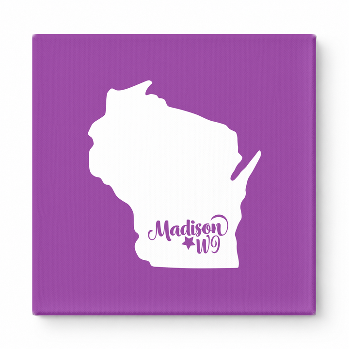 Home Sweet Madison — Wisconsin State Silhouette