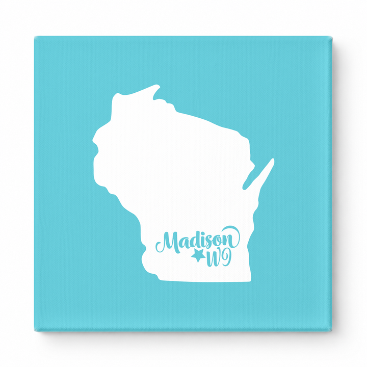 Home Sweet Madison — Wisconsin State Silhouette