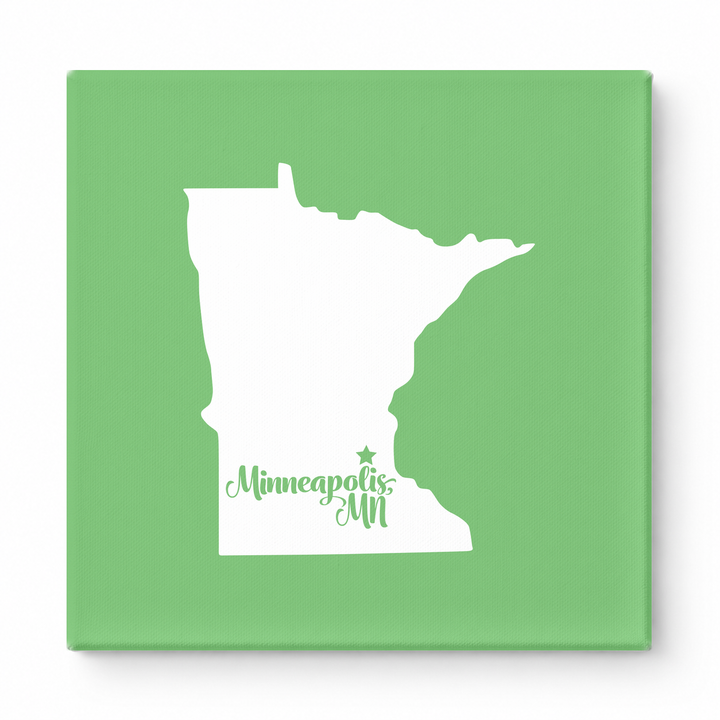 Home Sweet Minneapolis — Minnesota State Silhouette