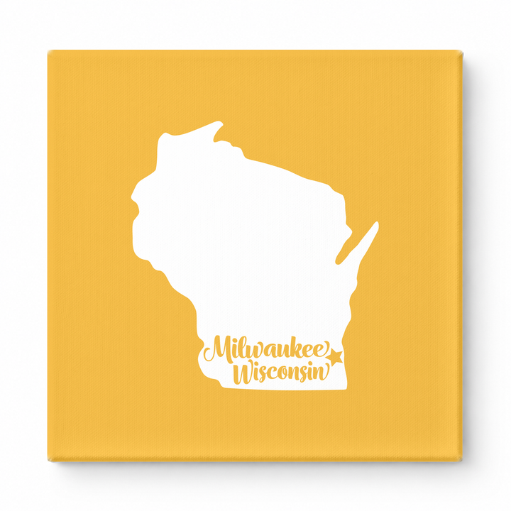 Home Sweet Milwaukee — Wisconsin State Silhouette