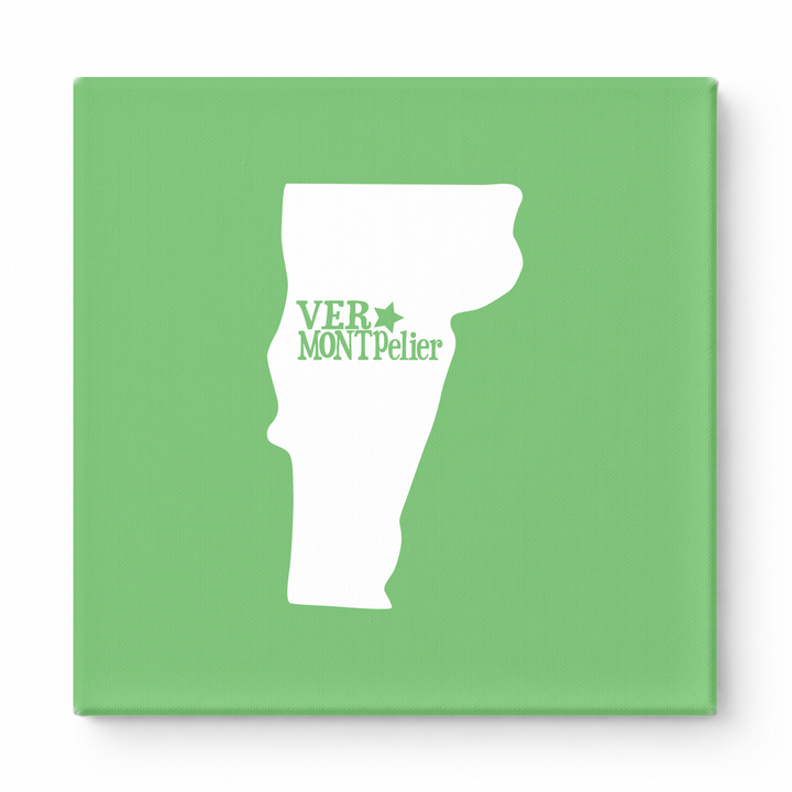 Home Sweet Montpelier — Vermont State Silhouette