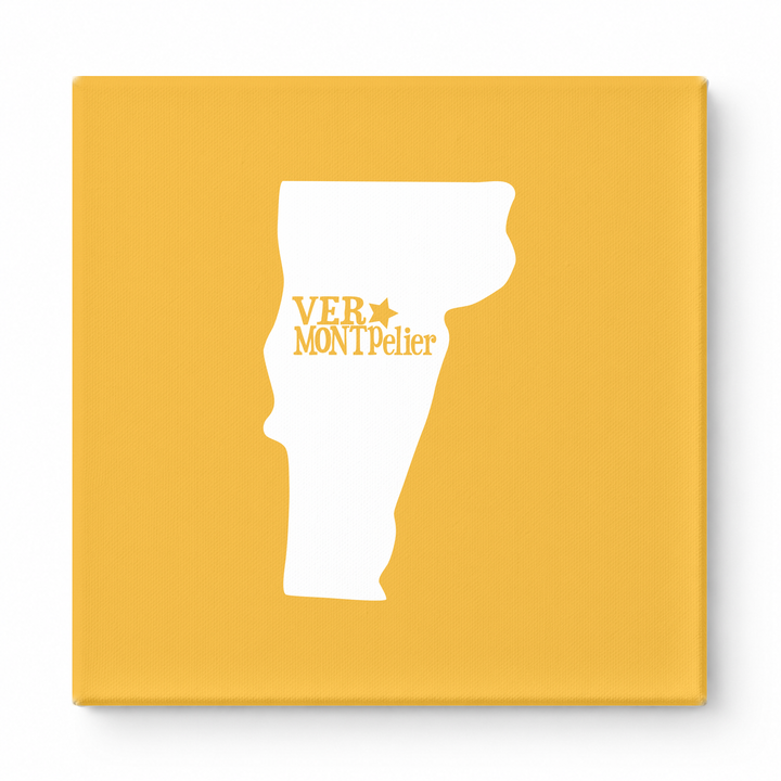 Home Sweet Montpelier — Vermont State Silhouette