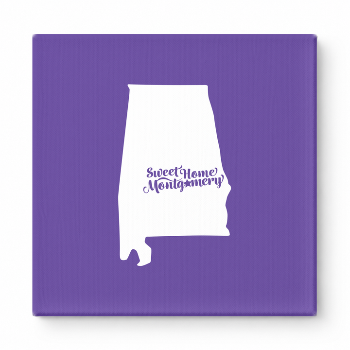 Home Sweet Montgomery — Alabama State Silhouette