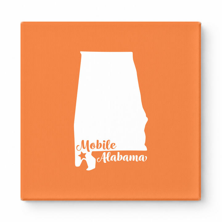 Home Sweet Mobile — Alabama State Silhouette
