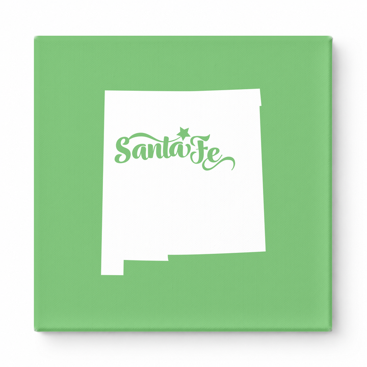 Home Sweet Santa Fe — New Mexico State Silhouette