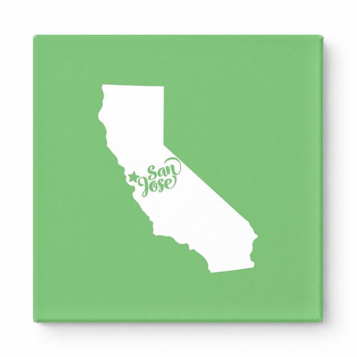 Home Sweet San Jose — California State Silhouette