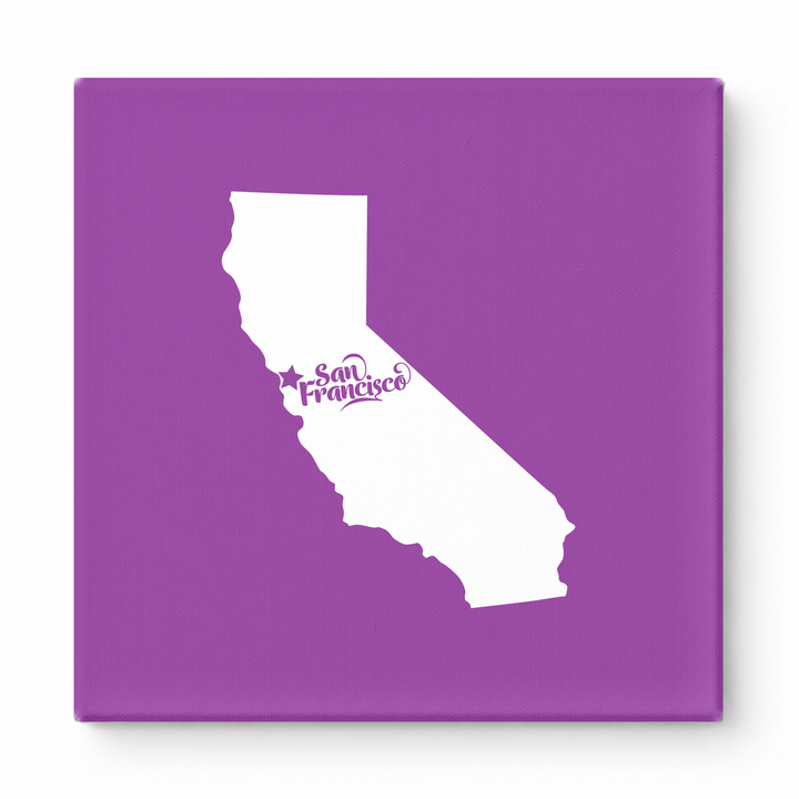 Home Sweet San Francisco — California State Silhouette