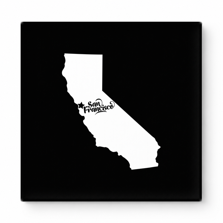 Home Sweet San Francisco — California State Silhouette