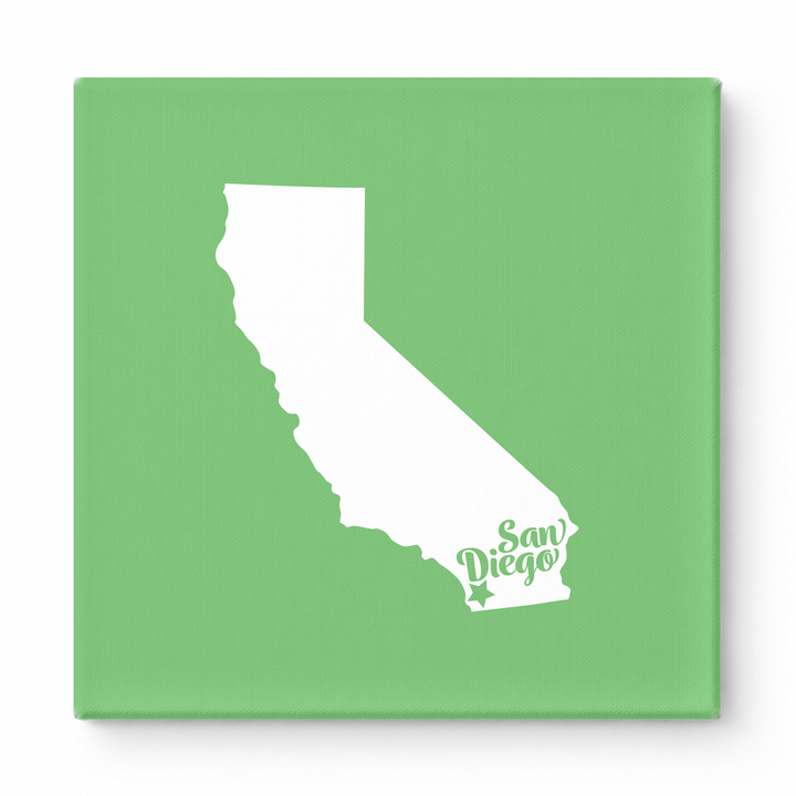 Home Sweet San Diego — California State Silhouette