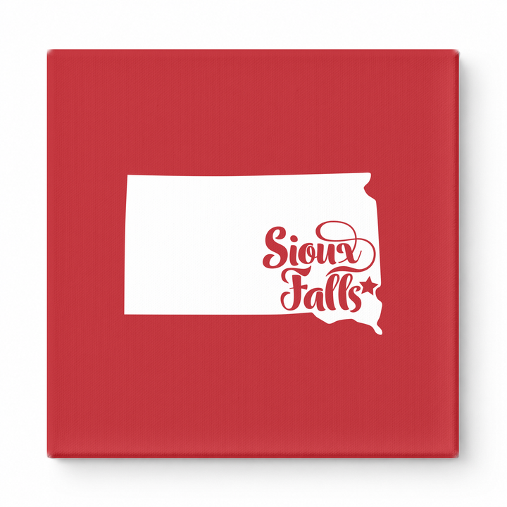 Home Sweet Sioux Falls — South Dakota State Silhouette