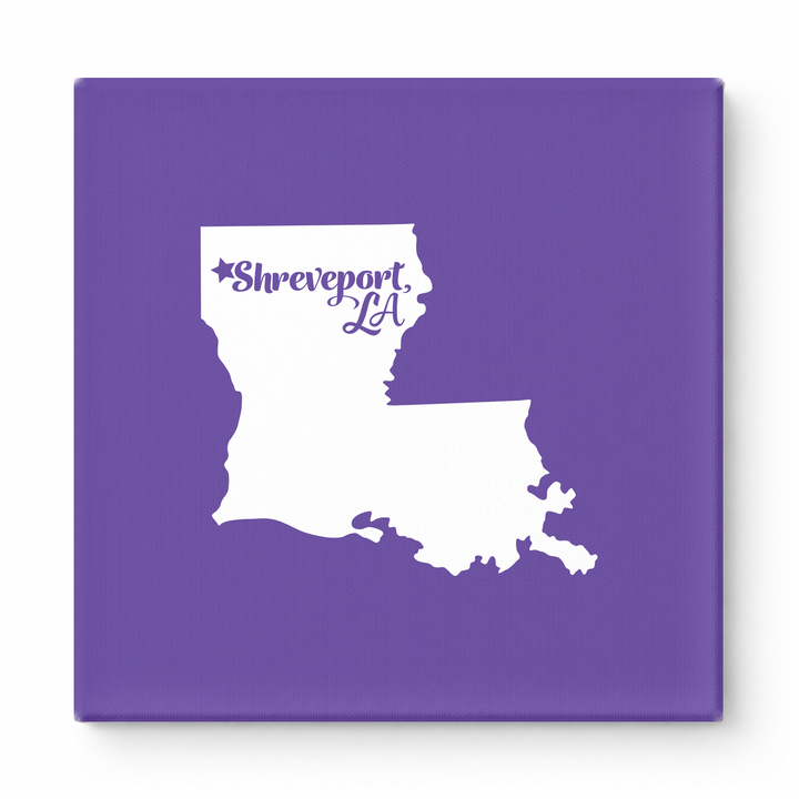 Home Sweet Shreveport — Louisiana State Silhouette