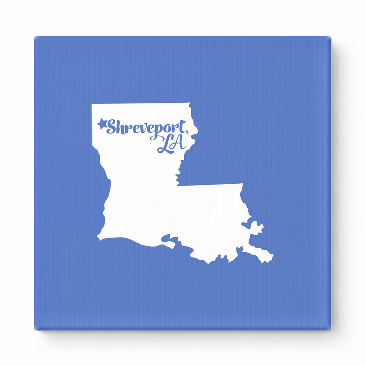 Home Sweet Shreveport — Louisiana State Silhouette