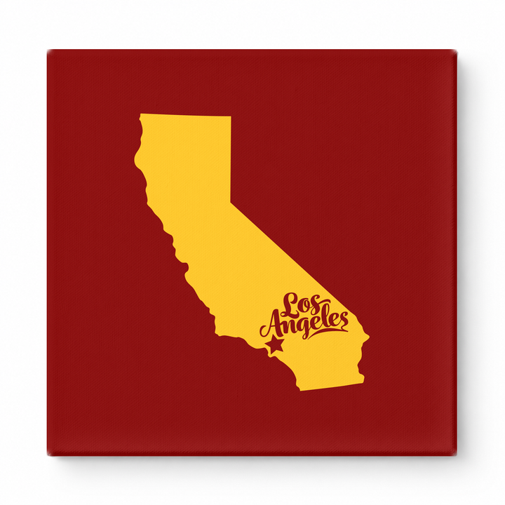 Home Sweet Los Angeles — California State Silhouette